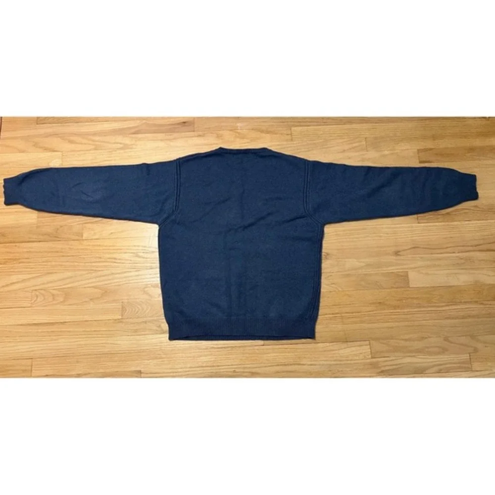 Nautica Mens Blue Cotton Crew Neck‎ Pullover Sweater XL